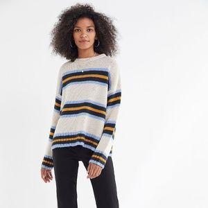 UO Bobby Boyfriend Striped Crew Sweater
